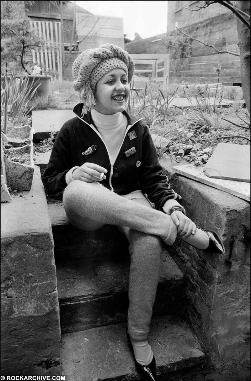 Poly Styrene from X-Ray Specs at her home in 1978 photohgraphed by Jill Furmanovsky