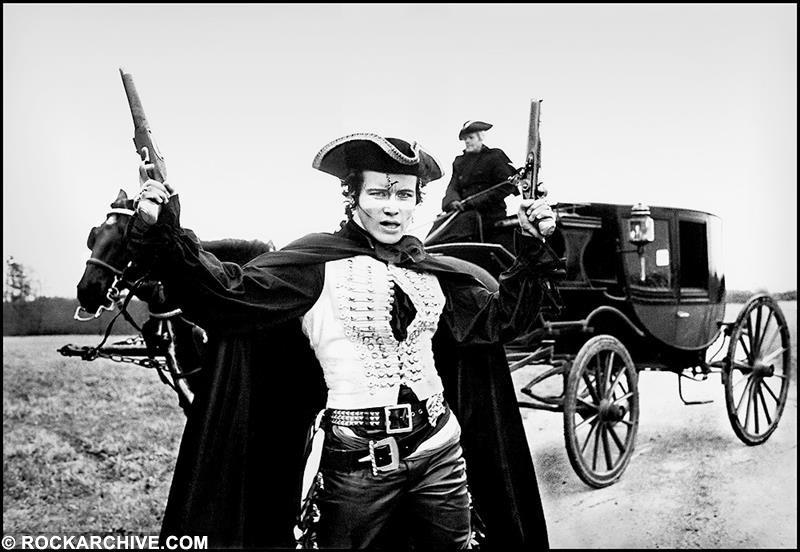 Adam Ant dressed as the Dandy Highwayman at Hatfield House in 1981 by Allan Ballard