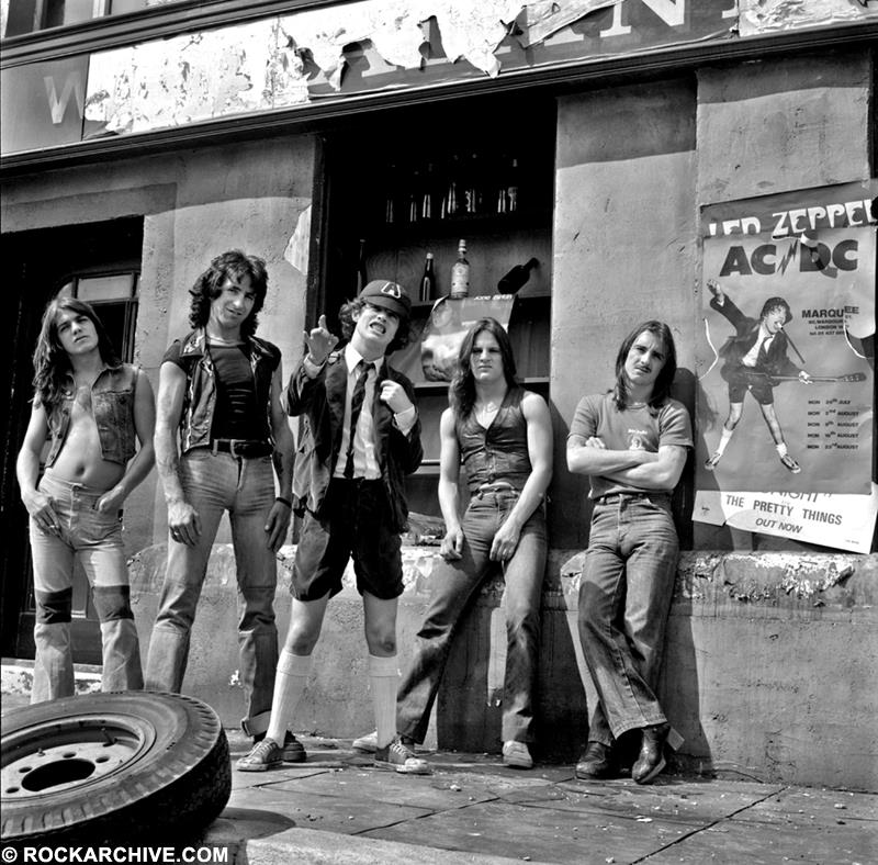 AC/DC | First UK Tour 1976 Print | Martyn Goddard Photo