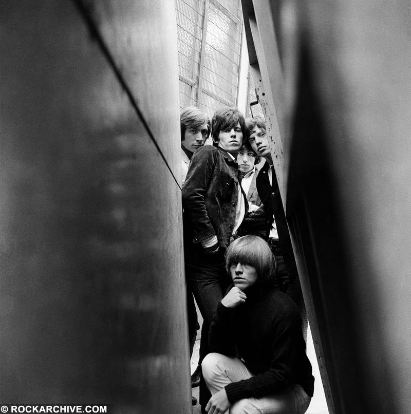 Rolling Stones cover artwork for their 'Out of Our Heads' album photographed in London in 1965 by Gered Mankowitz