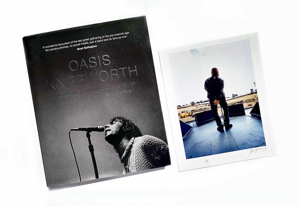 Oasis Knebworth Book & Print Set