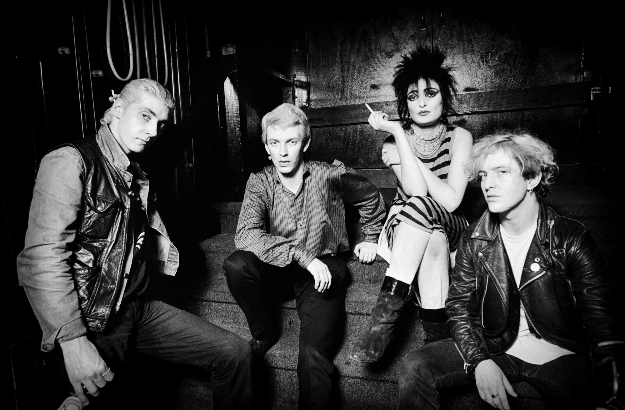 Siouxsie & The Banshees in Boston, USA in 1980  photographed by Michael Grecco