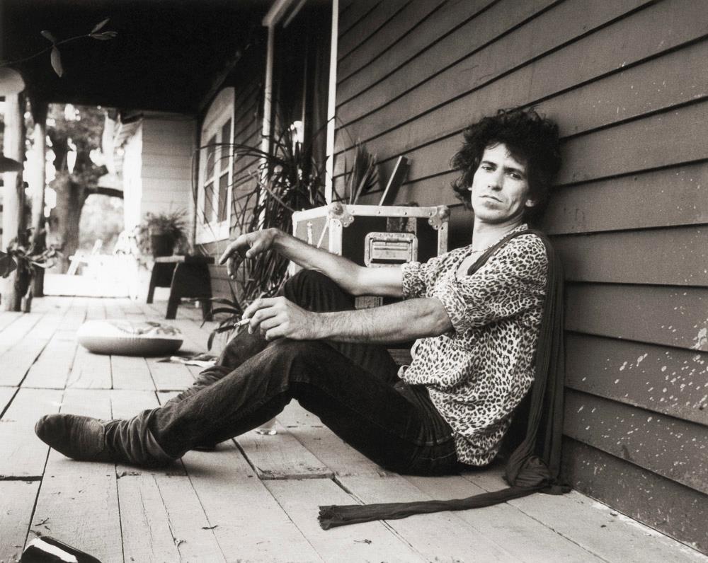 Keith Richards, Rolling Stones in Massachusetts, USA in 1981 photographed by Brian Aris