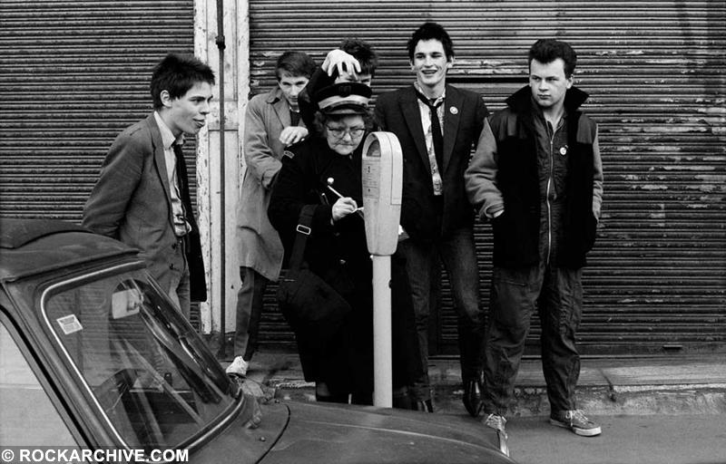 The Cortinas in London in 1977 photographed by Jill Furmanovsky