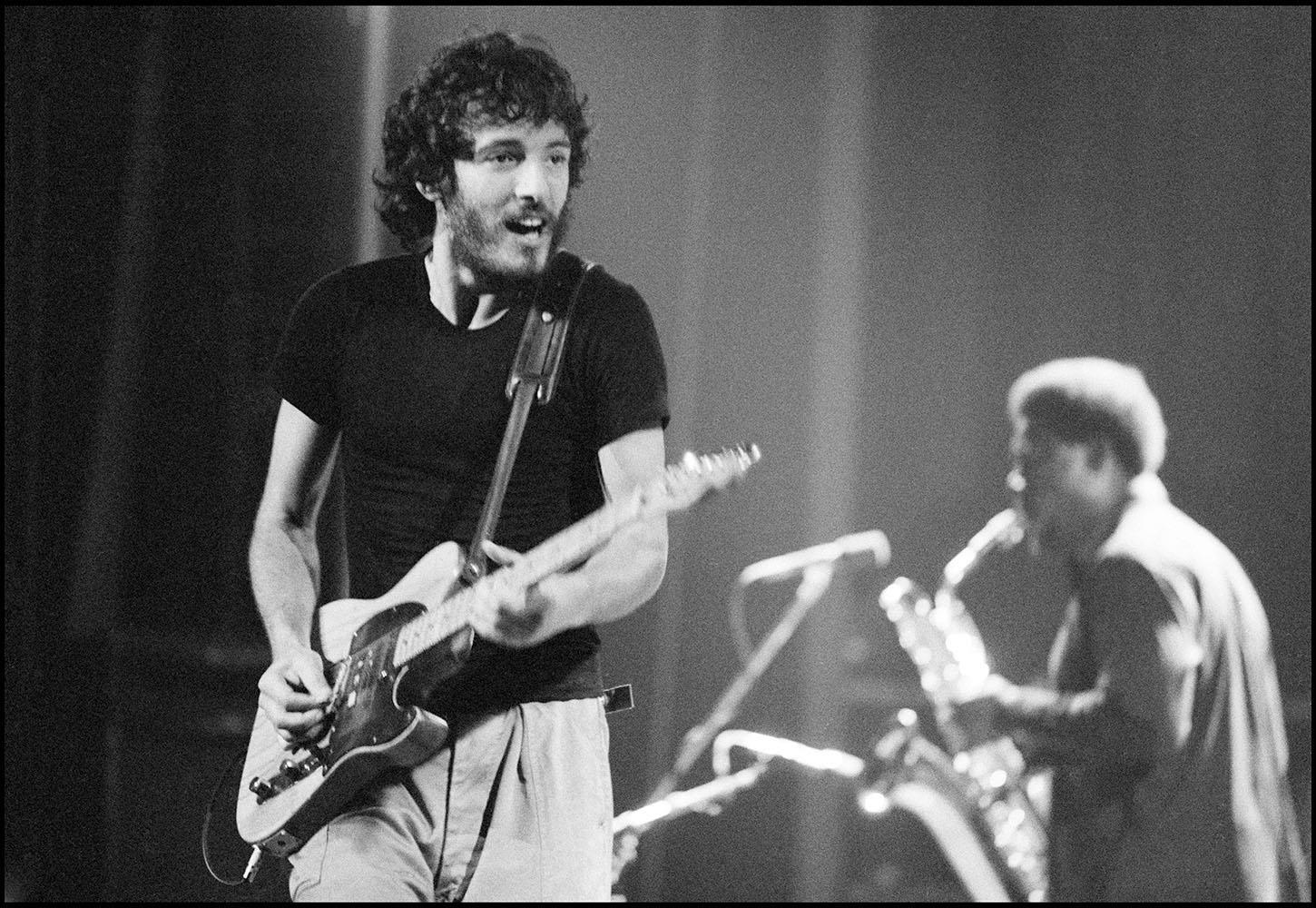 Bruce Springsteen and the E Street Band, Hammermith Odeon 1975 by Michael Putland