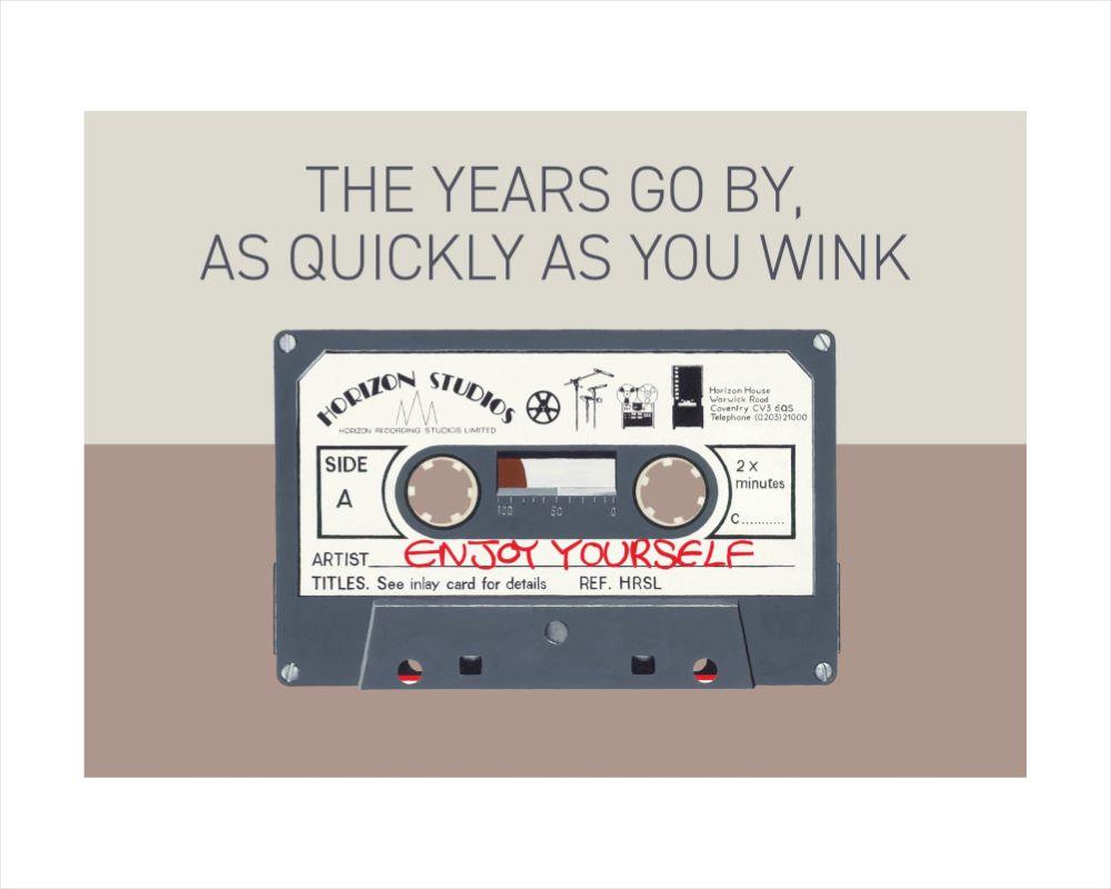Landscape artwork by Horace Panter based on the song Enjoy Yourself by The Specials