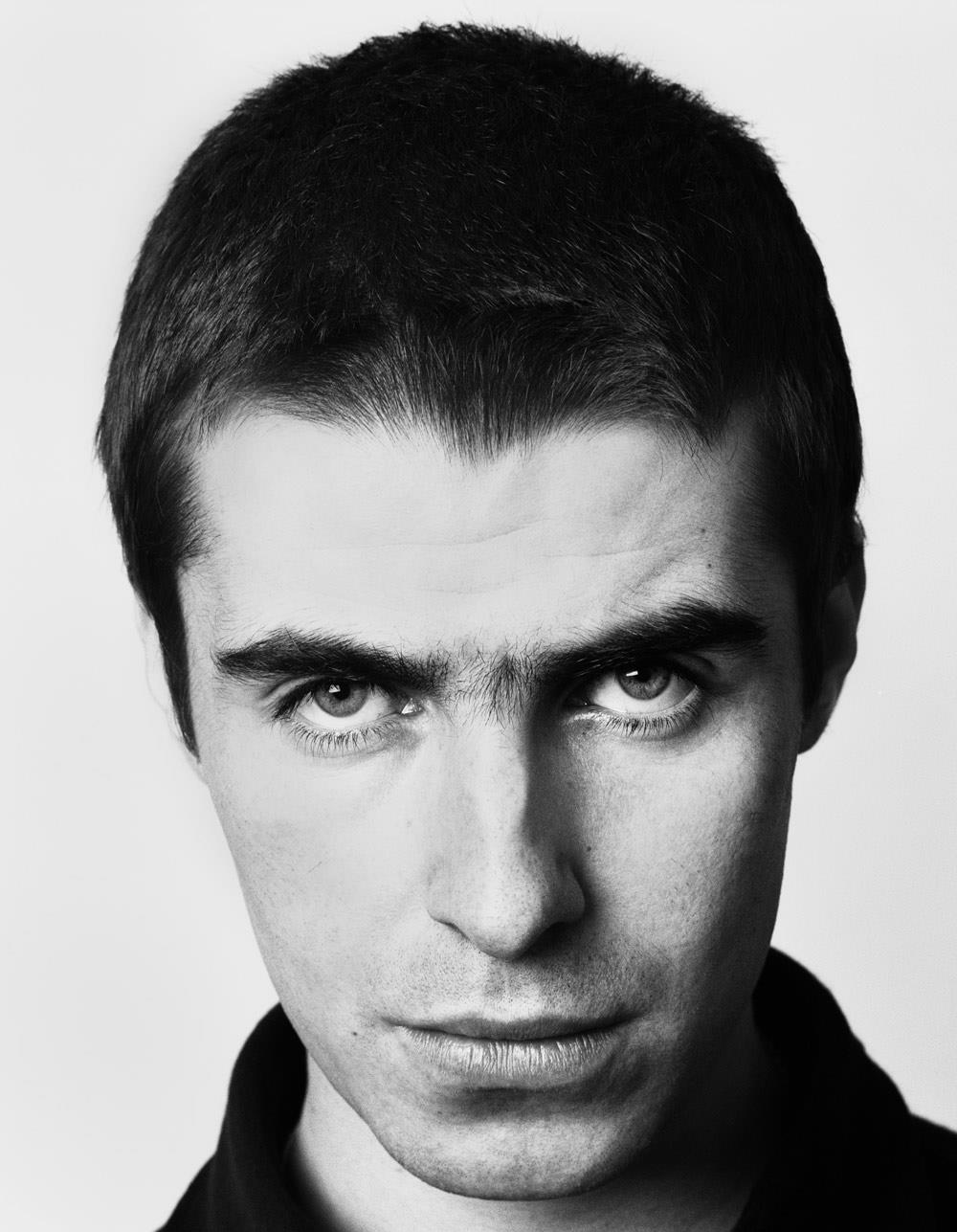 A limited edition print of Liam Gallagher looking into the camera used on the cover of Jill Furmanovsky's book 'Was There Then'.