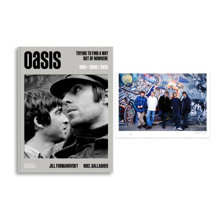Jill Furmanovsky & Noel Gallagher Book plus limited edition print