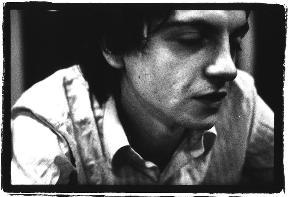 A limited edition close-up portrait print of Mark E Smith from The Fall