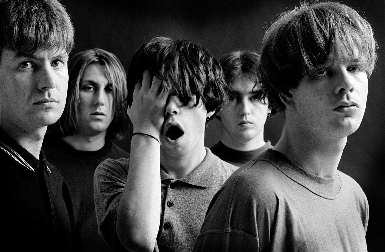 A Rockarchive fine art print of a group shot of The Charlatans.