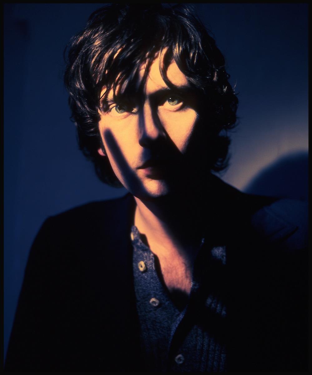 A limited edition colour print of Jarvis Cocker, Pulp close-up in shadow.