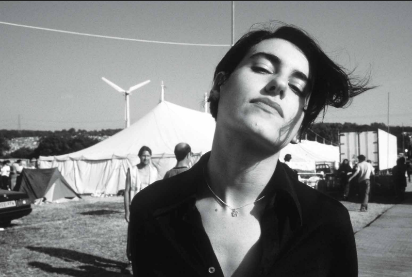 A limited edition print of Justine Frischmann, Elastica taken at the Glastonbury Festival in 1998.