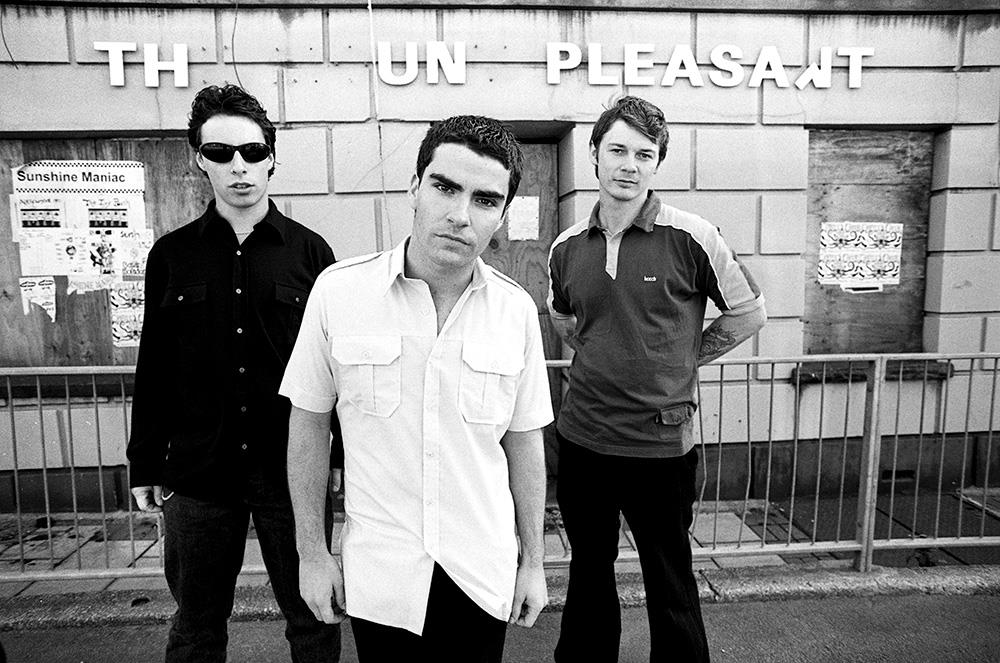 A limited edition print of The Stereophonics photographed in their hometown of  Cwmaman in Cynon Valley, Wales 