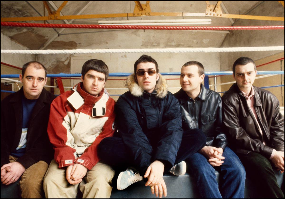 A limited edition colour print of Oasis sat on the boxing ring at Blind Steps Boxing Club, Wigan
